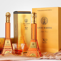 路易玛迪尼 法国xo白兰地洋酒500mL*2瓶礼盒礼袋套装