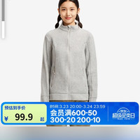 迪卡侬 户外透湿抓绒上衣女加厚摇粒绒秋保暖外套QUMM MH180 MH150 MH100 女款