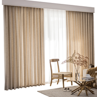  潮帘社 透光不透人 亚麻纱窗帘