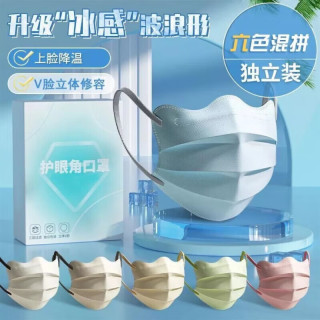 通用夏季冰感口罩 30个 独立包装