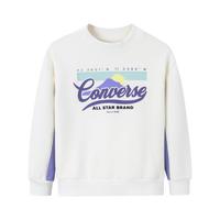 匡威 加绒保暖时尚印花休闲拼色圆领儿童卫衣