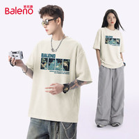 班尼路 华夫格 男士T恤衫 2XL -杏#JPB仙鹤山