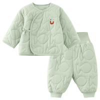 papa/爬爬 夹棉 婴儿分体衣服