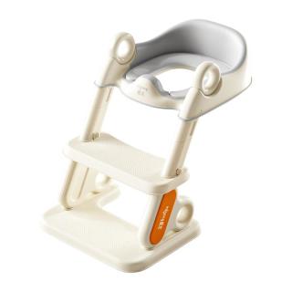 曼龙 可折叠 儿童马桶坐便器 阶梯式坐便圈 踩脚凳