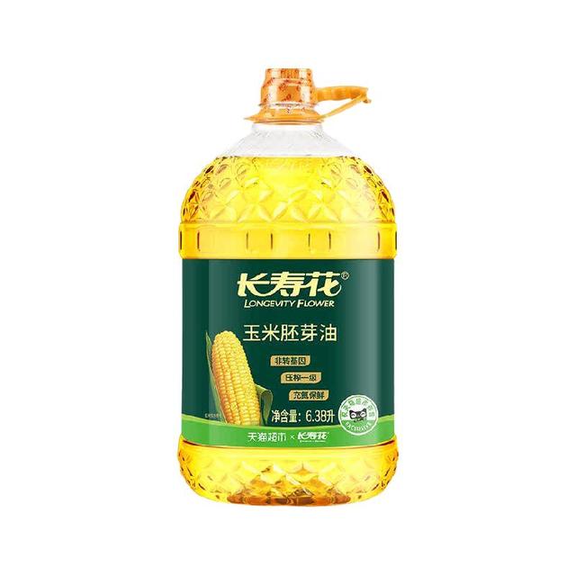 长寿花 非转基因压榨 玉米油6.38L