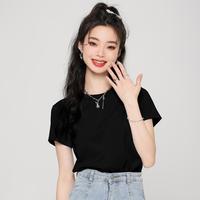 BEAUTIFUL WARDROBE/美丽衣橱 通勤百搭 女士短袖T恤