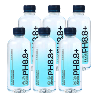 88VIP：ELECTROX 天然苏打水PH8.8弱碱性无气无糖纯净瓶装水380ml*6瓶