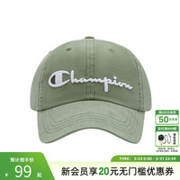 Champion 冠军夏季运动鸭舌帽棒球帽运动遮阳帽 浅绿 均码