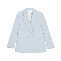 LILY/丽丽 设计感 女士西装外套 401蓝色 S