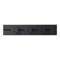 AUX/奥克斯 可移动 轨道插座+五孔适配器 C6灰50CM+5个五孔【升级单点款】