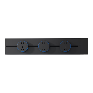  AUX/奥克斯 可移动 轨道插座+五孔适配器 C6灰50CM+5个五孔【升级单点款】