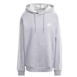 adidas 男士三条纹连帽卫衣
