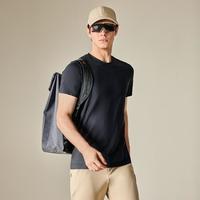 巍德 户外抗菌防晒T恤徒步圆领男士短袖T恤透气速干T恤男运动T恤