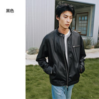 RESTICK 复古水洗 女士PU皮衣