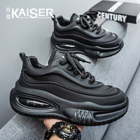 凯撒 官方正版男鞋春季低帮厚底增高时尚休闲鞋男士防滑耐磨老爹鞋