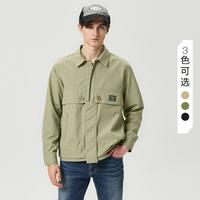 CAT 男士简约休闲风衣式夹克