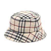 BURBERRY 经典格纹女士棉质渔夫帽太阳帽帽子
