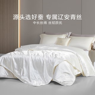  LUOLAI/罗莱生活 抗菌 蚕丝被 【儿童-全棉款】夏被【婴幼儿A类+100%蚕丝】罗小蚕