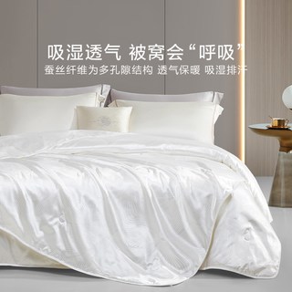  LUOLAI/罗莱生活 抗菌 蚕丝被 【儿童-全棉款】夏被【婴幼儿A类+100%蚕丝】罗小蚕