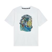new balance 插画印花 男女同款运动T恤