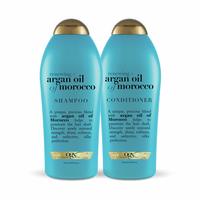 OGX 摩洛哥坚果油洗护套装 强化修复干枯发质 洗发露+护发素 750ml*2