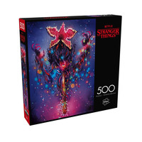 移动专享：巴法络 Games – Stranger Things Demogorgon Lights 500 片装彩色成人拼图