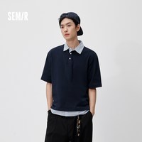 森马 王安宇同款假两件polo