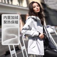 TFO 女士中长款三合一登山服可拆卸两件套运动外套防风保暖风衣
