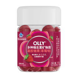 OLLY 女士复合维生素软糖50粒 B族烟酰胺生物素养发多种维矿ADCE硒锰锌