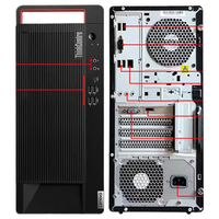 Lenovo/联想 国产信创商用办公设计 台式工作站主机 8G内存 256G SSD 2G独显