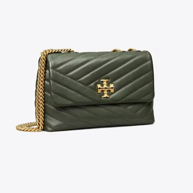 TORY BURCH Kira 小号 V 形绗缝单肩包