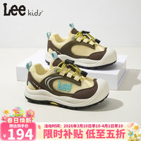 Lee 童鞋跑步鞋 棕黄