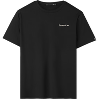  HLA/海澜之家 凉感吸排 男士短袖T恤 L 175/92A 137~150斤 黑色9L