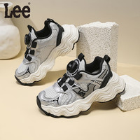 Lee/李 免系旋钮扣 儿童运动鞋 米黑 30 【脚长183mm】