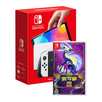 Nintendo/任天堂 便携体感 游戏机 【保税仓发】日版OLED白色64G+宝可梦紫