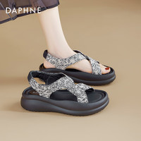 PLUS会员：达芙妮 软底 女士凉鞋