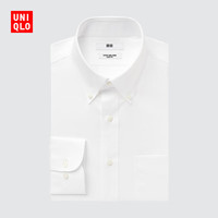 UNIQLO/优衣库 防皱 男士衬衫 455951/00白色 S