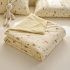  黛圣婕 凉感丝 夏凉被 可爱小星人【A面全棉B面凉感丝】