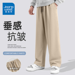 真维斯 男士高级感休闲直筒裤