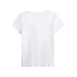 Abercrombie & Fitch 小麋鹿图案女装夏季修身短袖T恤