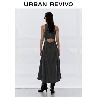  URBAN REVIVO 莱赛尔牛仔 女士连衣裙