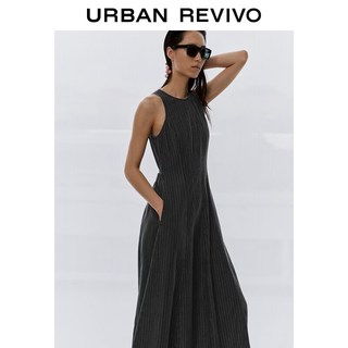  URBAN REVIVO 莱赛尔牛仔 女士连衣裙