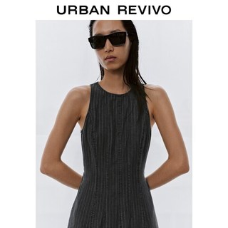 URBAN REVIVO 莱赛尔牛仔 女士连衣裙