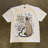 MUJI/無印良品 卡通设计感印花 男士T恤