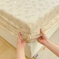 卡莫妮 双层纱床笠罩单件2026新款加厚宿舍单人非全棉纯棉床单床垫保护罩