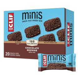 CLIF BAR 迷你巧克力布朗尼能量棒 有机燕麦 高蛋白 20支装