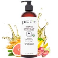 pura d'or 金标 有机按摩精油 紧致塑形抗橘皮 柠檬葡萄柚桉树油 提拉紧肤 473ml
