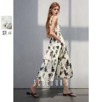 三彩 纯棉 女士连衣裙
