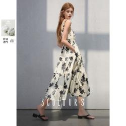 三彩 纯棉 女士连衣裙