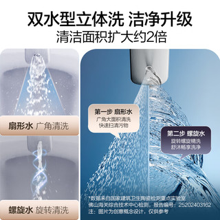  HEGII/恒洁 虹吸式全自动清洗加热 智能马桶 400坑距 （预留390mm及以上）